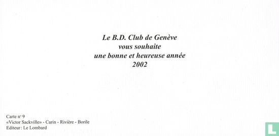 Le BD Club de Genève vous souhaite une bonne et heureuse année 2002 - Afbeelding 2
