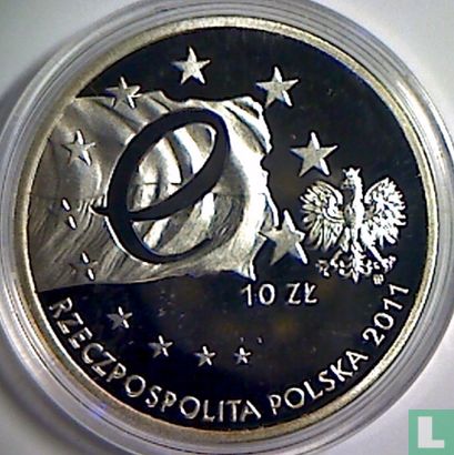 Polen 10 zlotych 2011 (PROOF) "Polish Presidency of the European Union Council" - Afbeelding 1