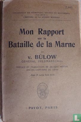 Mon Rapport sur la Bataille de la Marne - Afbeelding 1