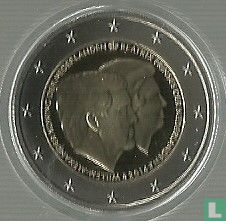 Nederland 2 euro 2014 (PROOF) "First anniversary of Willem - Alexander's accession to the throne and abdication of Queen Beatrix" - Afbeelding 1