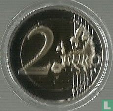 Netherlands 2 euro 2014 (PROOF) "First anniversary of Willem - Alexander's accession to the throne and abdication of Queen Beatrix" - Image 2