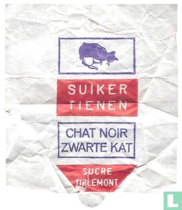 Suiker Tienen Chat Noir Zwarte Kat