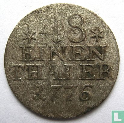Prussia 1/48 thaler 1776 - Image 1