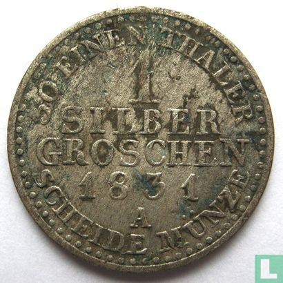 Prussia 1 silbergroschen 1831 (A) - Image 1