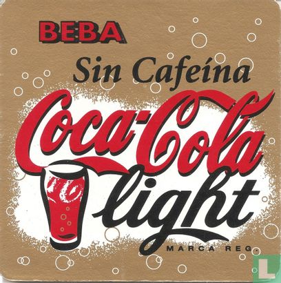 Beba Coca-Cola light Sin Cafeina