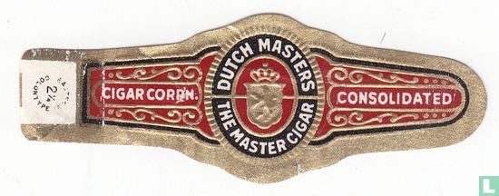 Dutch Masters The Master Cigar - Cigar Corp'n - Consolidated   - Afbeelding 1