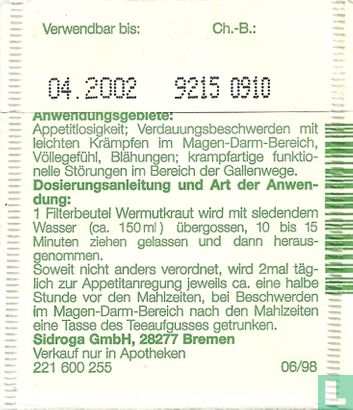 Wermut  - Afbeelding 2