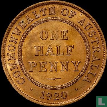 Australië ½ penny 1920 - Afbeelding 1