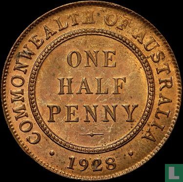 Australien ½ Penny 1928 - Bild 1