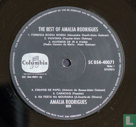 The Best Of Amalia Rodrigues - Afbeelding 3