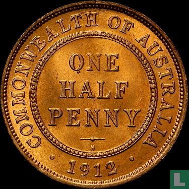 Australië ½ penny 1912 - Afbeelding 1
