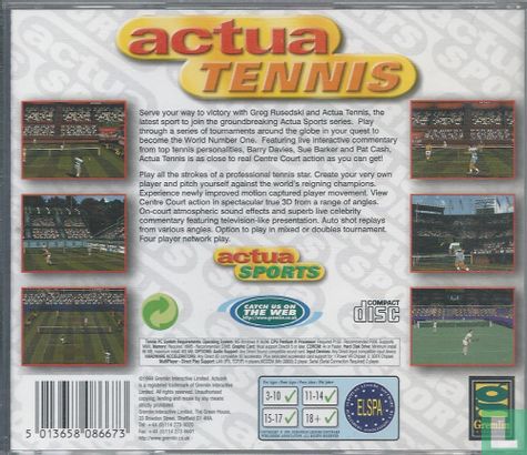 Actua Tennis - Afbeelding 2