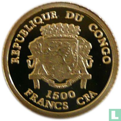 Congo-Brazzaville 1500 francs 2007 (PROOF) "Napoleon Bonaparte" - Afbeelding 2