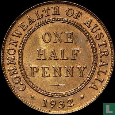 Australia ½ penny 1932 - Image 1