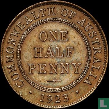 Australia ½ penny 1923 - Image 1