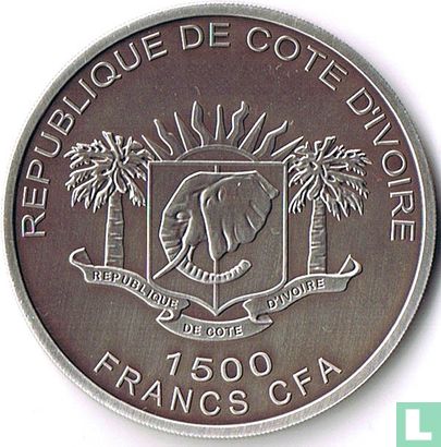 Côte d'Ivoire 1500 francs 2010 "The Mecca - Qibla Compass" - Image 1