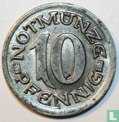 Aken 10 pfennig 1920 (type 1 - variant h) - Afbeelding 2