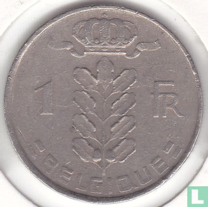 Belgium 1 franc 1954 (FRA) - Image 2