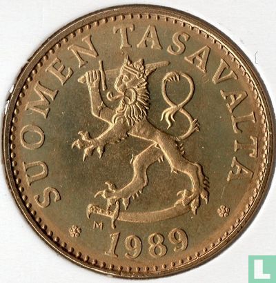 Finlande 50 penniä 1989 - Image 1