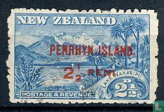 Briefmarke von Neuseeland, mit Aufdruck
