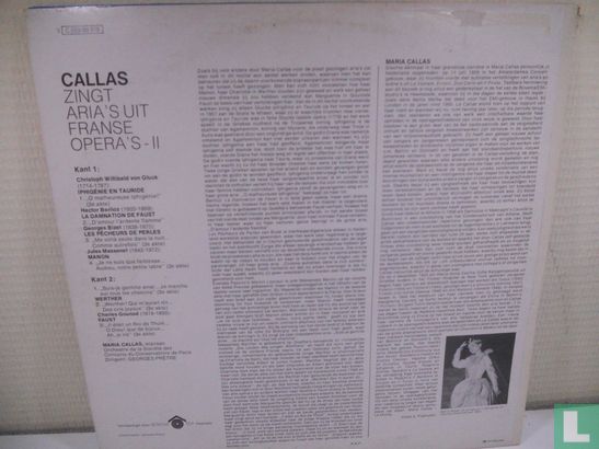 Callas Zingt Aria's Uit Franse Opera's II - Image 2
