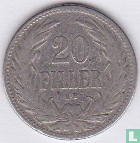 Hongrie 20 filler 1892 - Image 2