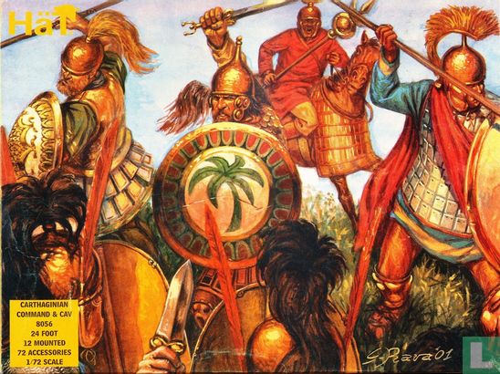Carthaagse Officieren en Cavallerie - Afbeelding 1