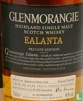The Glenmorangie 19 y.o. Ealanta - Image 3