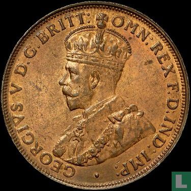 Australia one penny 1920 (Indian reverse) - Image 2