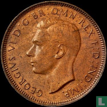 Australië ½ penny 1945 (met punt) - Afbeelding 2