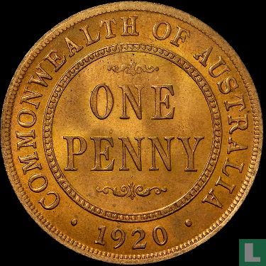 Australia one penny 1920 (Indian reverse) (Sidney) - Image 1