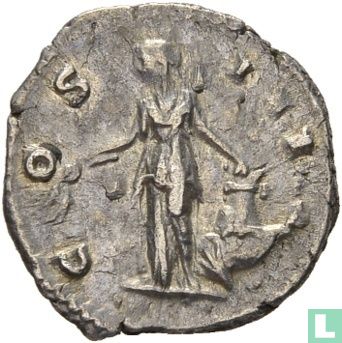 Antoninus Pius 138-161, AR Denarius Rome 154-55 - Afbeelding 1