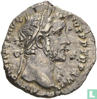 Antoninus Pius 138-161, AR Denarius Rome 154-55 - Afbeelding 2