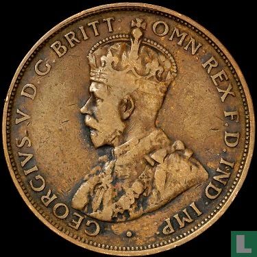 Australie 1 penny  1920 (english reverse) - Image 2
