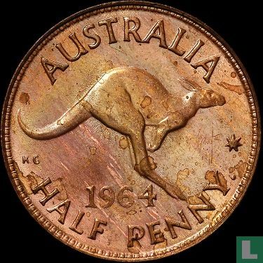 Australië ½ penny 1964 - Afbeelding 1