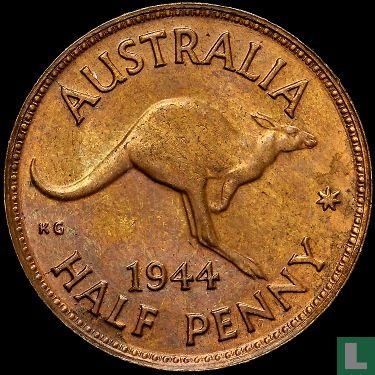Australië ½ penny 1944 - Afbeelding 1