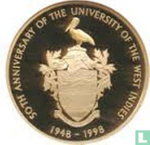 East Caribbean States 100 dollars 1999 (PROOF) "50th anniversary University of the West Indies" - Image 1