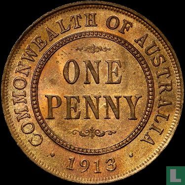 Australië 1 penny 1913 (wide date) - Afbeelding 1
