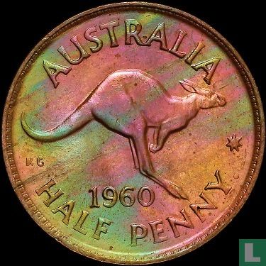 Australie ½ penny 1960 - Image 1