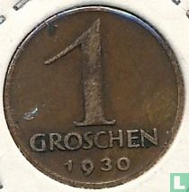 Austria 1 groschen 1930 - Image 1