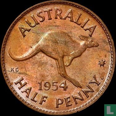 Australië ½ penny 1954 - Afbeelding 1