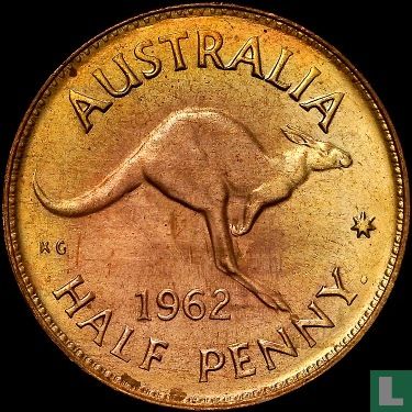 Australia ½ penny 1962 - Image 1