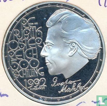 Austria 500 schilling 1992 (PROOF) "Gustav Mahler" - Image 1