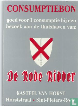 Consumptiebon Kasteel van Horst De Orde van de Rode Ridder - Image 1