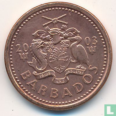 Barbade 1 cent 2003 - Image 1