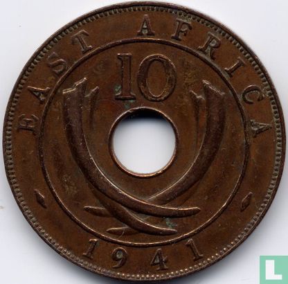 East Africa 10 cents 1941 (l)  - Image 1