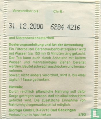 Bärentraubenblätter - Afbeelding 2
