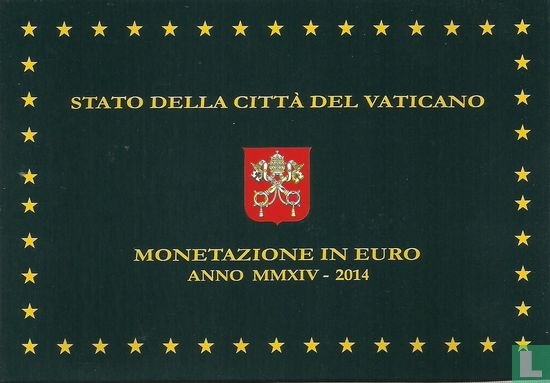 Vaticaan jaarset 2014 (PROOF) - Afbeelding 2