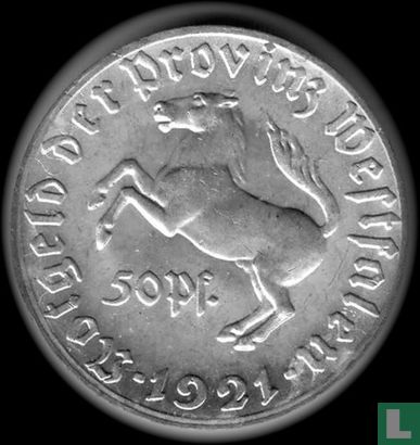 Westfalen 50 Pfennig 1921 "Freiherr vom Stein" - Bild 1