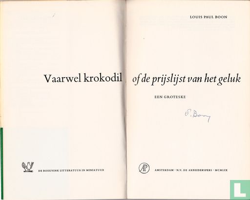 Vaarwel krokodil - Image 3